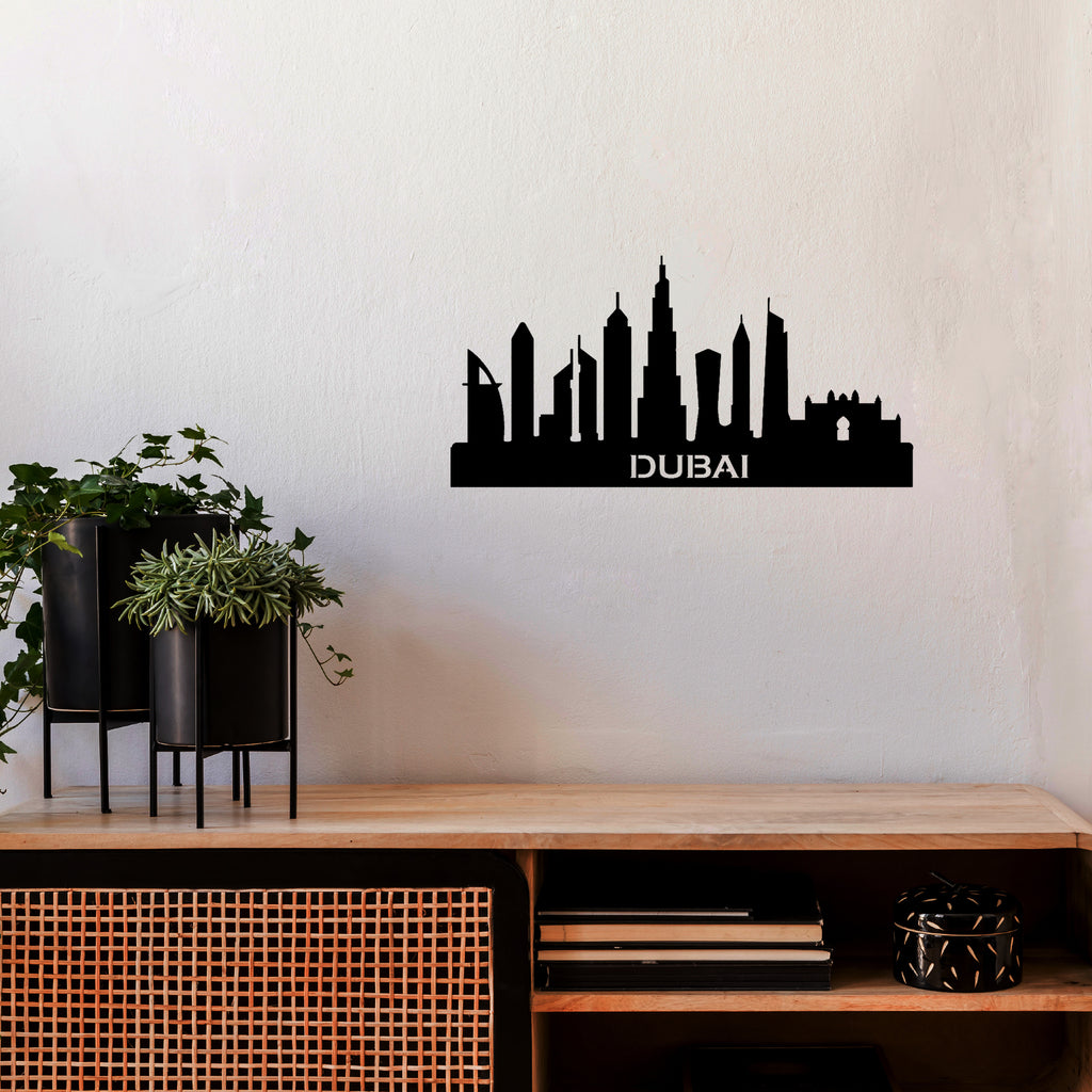 Dubai Skyline - Metal Wall Art - MetalPlex