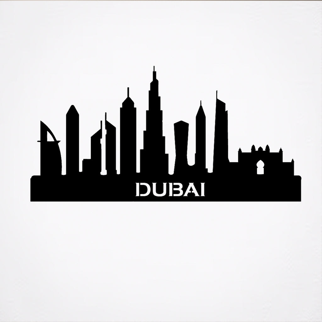 Dubai Skyline - Metal Wall Art - MetalPlex