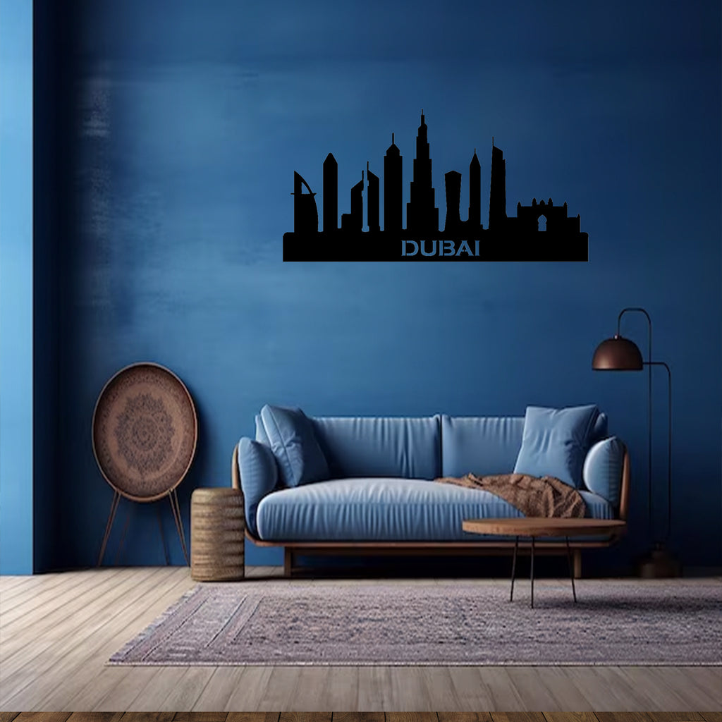 Dubai Skyline - Metal Wall Art - MetalPlex