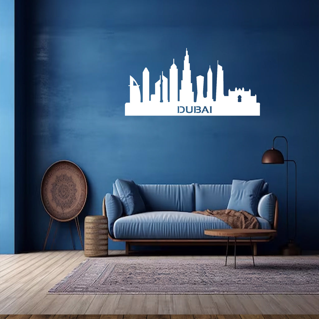 Dubai Skyline - Metal Wall Art - MetalPlex