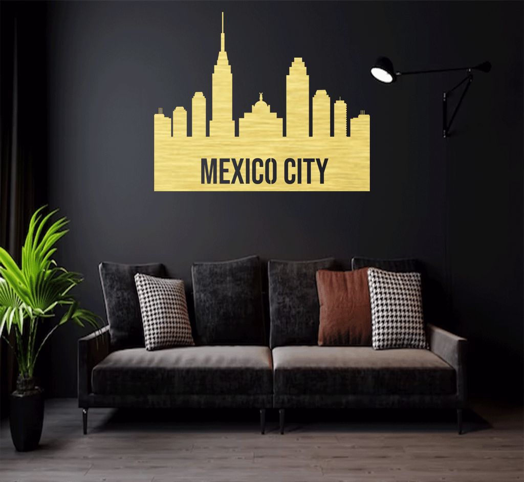 Mexico City Skyline - Metal Wall Art - MetalPlex