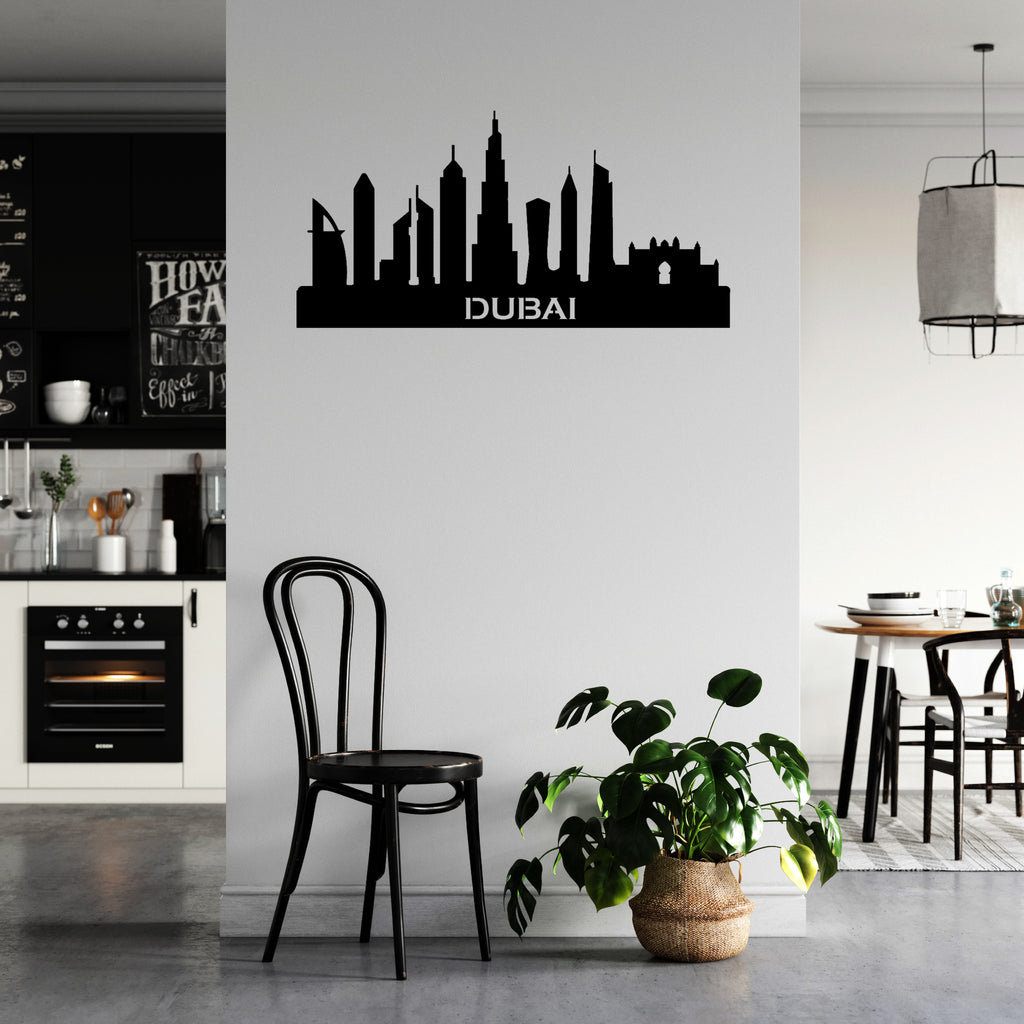 Dubai Skyline - Metal Wall Art - MetalPlex