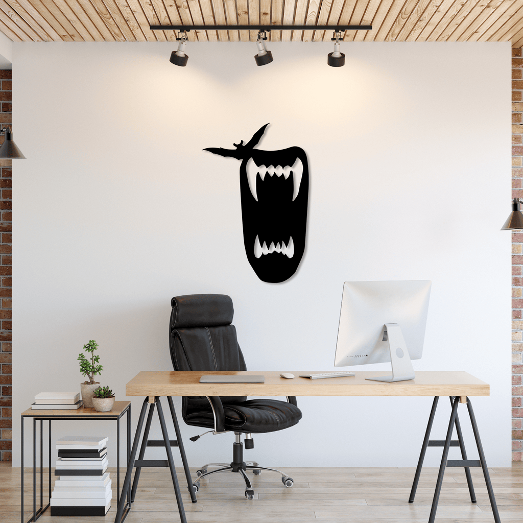 Vampire Teeth - Metal Wall Art - MetalPlex